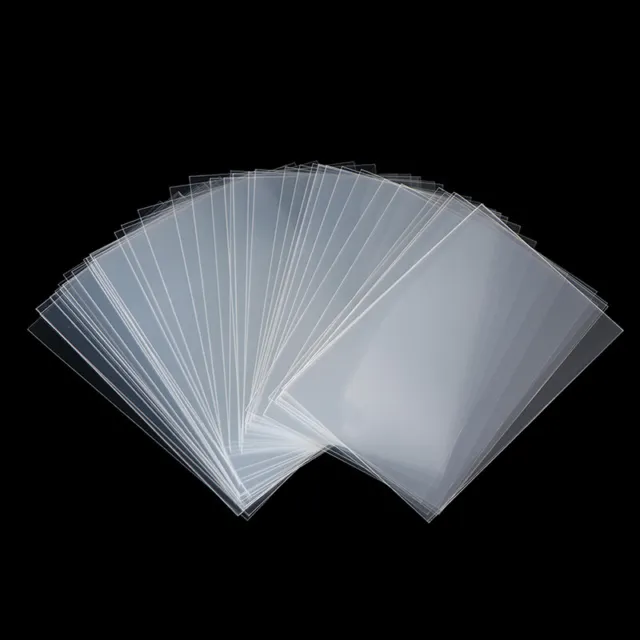 50 piezas Película protectora para tarjetas fotográficas dura libre de ácido de 3 pulgadas con fundas para tarjetas de Corea