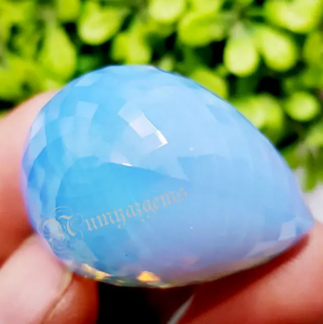 102 Ct belle couleur bleu rosé naturel Welo Opal grande taille pierre...