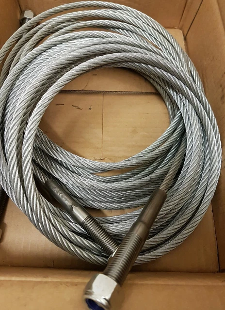 SNAP ON 2 post lift balance ropes cables SVL43 4ton 346inch (pair) snap ...