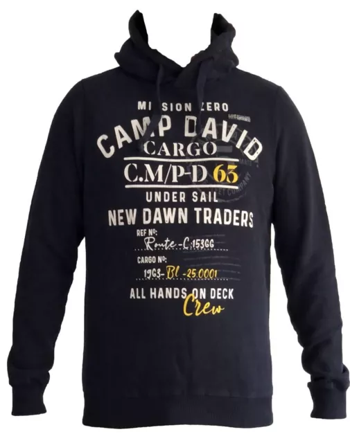 Neu Camp David Herren Sweatshirt 3369 Pullover Hoodie Kapuze langarm M-XXXL