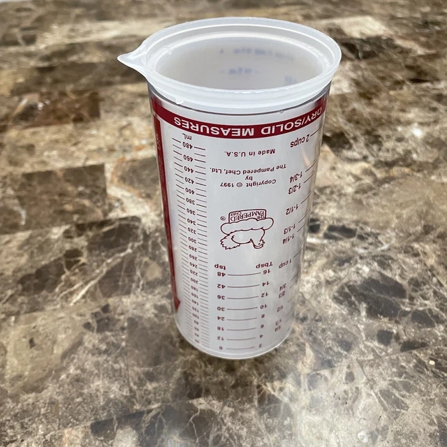Pampered Chef Measure All Measuring Cup 2 Cups For Wet Dry Liquid Solid 2000