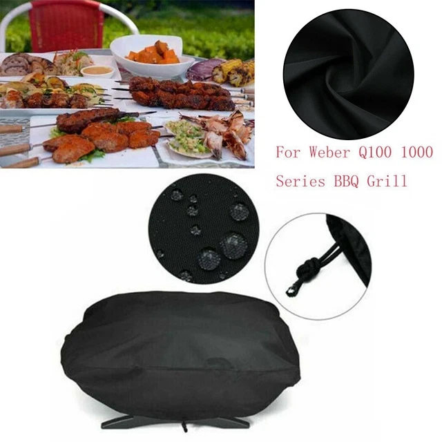 Pour Weber 7110 Q1000 housse de barbecue portable protection contre la pluie et