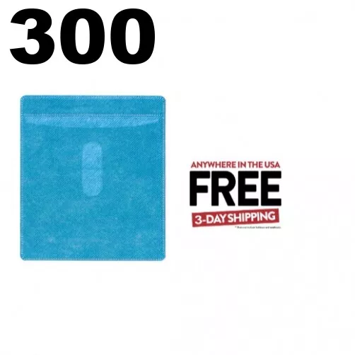 300 CD Double-sided Plastic Sleeve Blue ** 1-3 DAY