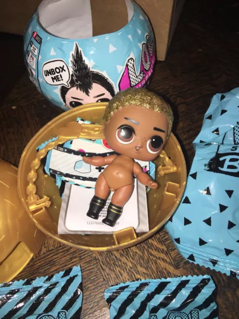 NEW 2019 LOL Surprise Boys Series 1 King Bee Ultra Rare Gold Ball