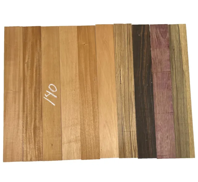 10 Pack, Multispecies Thin stock lumbers-Board Blocks  21"x3"x1/8" #140