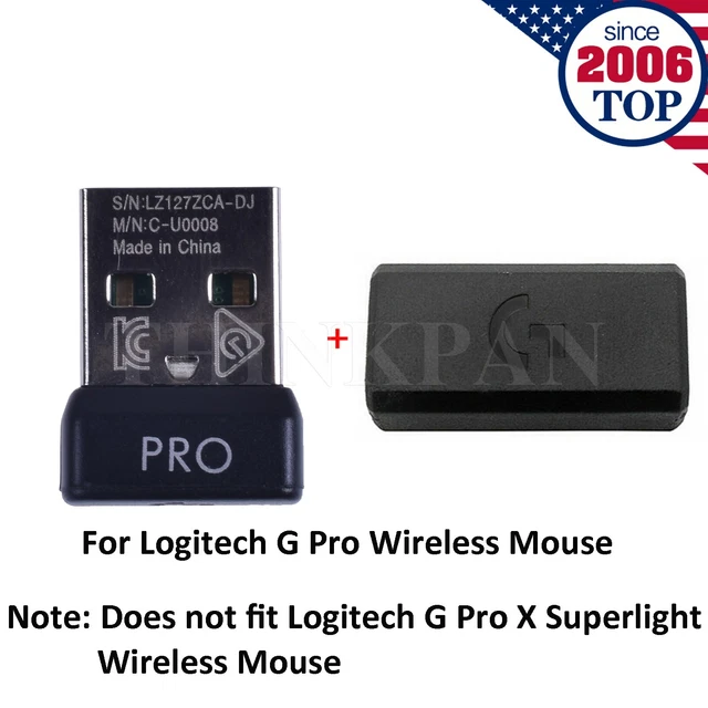 USB DONGLE MOUSE Receiver + Extension Port Adapter for Logitech G PRO C