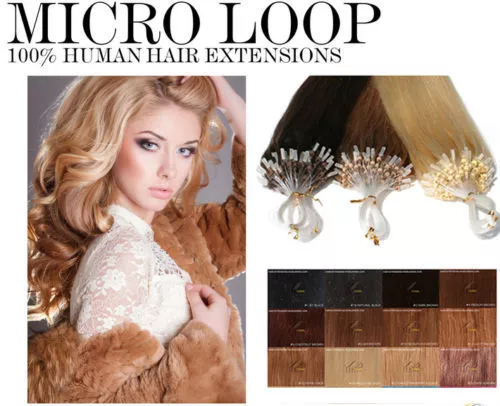 ★★EASY LOOP EXTENSIONS DE CHEVEUX A FROID 100% NATUREL★★micro ring★50cm 1G