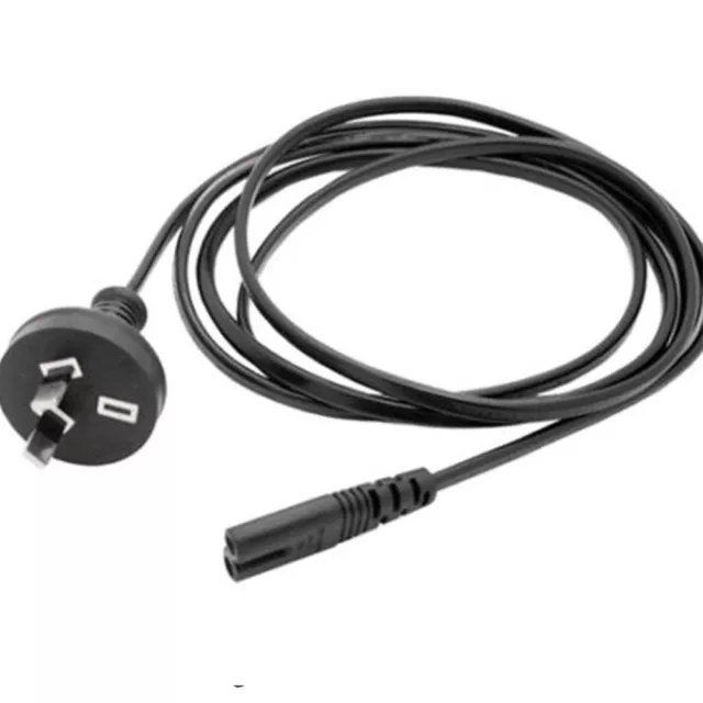 AU Plug 2 Pin 2Pin Laptop Adapter AC Power Cord Cable Lead 2 Prong