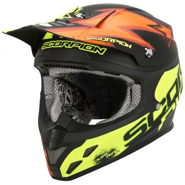 SCORPION VX 20 AIR Moto Enduro Helmet Carbon Fibre composite Sz XL