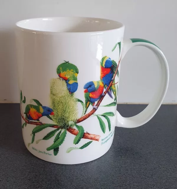 Ashdene Mug Birds of Australia Rainbow Lorikeet, Fine Bone China