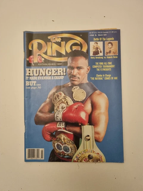 The Ring Boxing Magazine Buster Douglas - March 1991