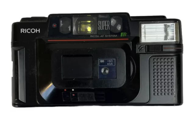 Ricoh FF-3 AF Super 35mm Point and Shoot Film Camera Made in Japan Tested/Works
