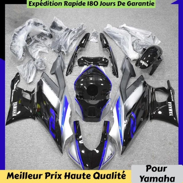 Kit Carénage ABS Pour Yamaha R125 2008-2018 – Rouge, Pré-percé, 20/21 Pièces, Prêt à Peindre
