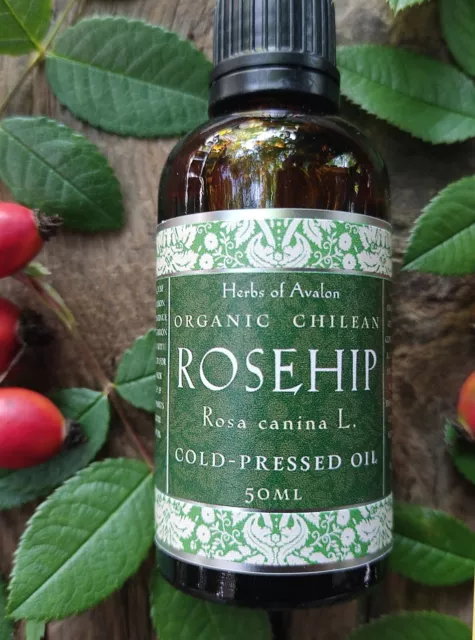Pure Organic Rosehip Oil - Cold Pressed - Chilean