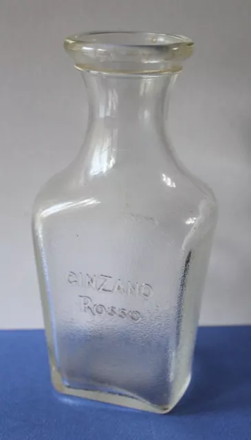 Glass Carafe - Red Cinzano