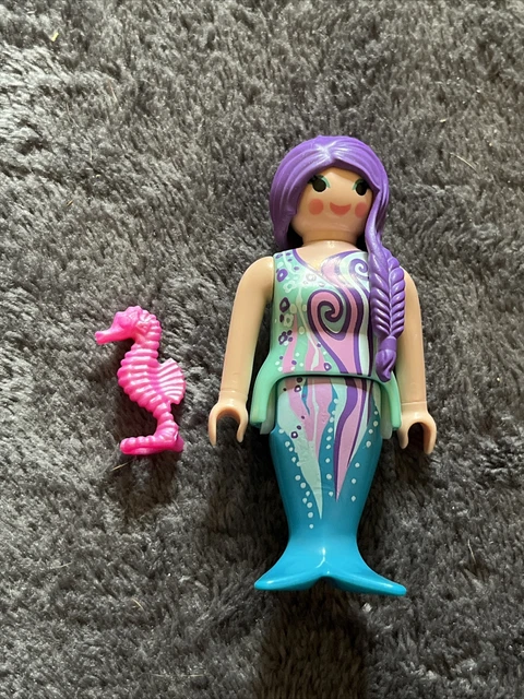 Figurine Playmobil Sirène Femme Noir/violet/argent - Réf. 34554, Occasion