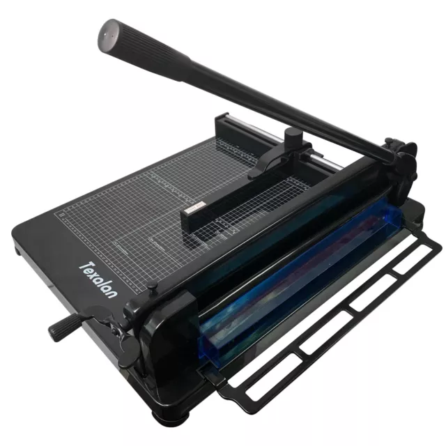 A3 17'' Black Heavy Duty Guillotine Paper Cutter - 400 Sheets Capacity
