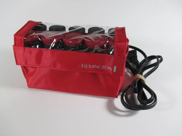 Remington Compact Ceramic Hot Rollers Travel Case 10 Rollers 2 Sizes With Pins Remington Compact Ceramic Hot Rollers Travel Case 10 Rollers 2 Sizes With Pins