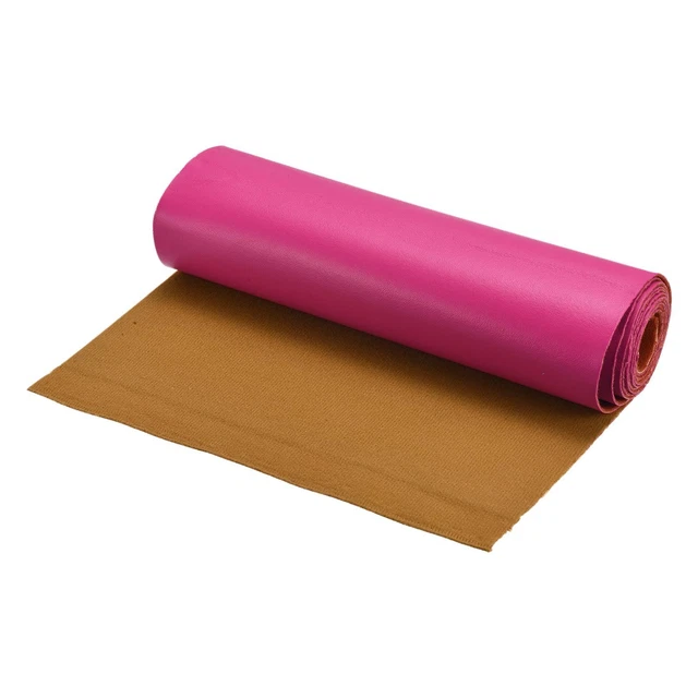 Sintetico Pelle Lenzuola,PU Pelle per Creazione Artigianato,20x135cm Rosa Rosso
