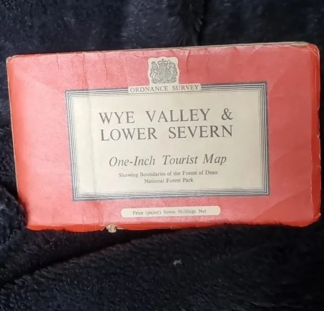 Ordnance Survey One-inch Tourist Map Wye Valley & Lower Severn