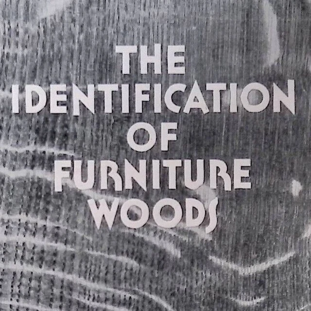 Identification Of Furniture Wood USDA 1926 Original Book Birch Mahogany Walnut