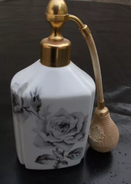 Vaporisateur de parfum  Marcel Franck en porcelaine de Limoges années 50 vintage
