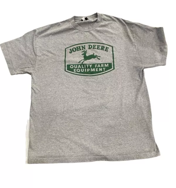 VINTAGE 90S JOHN Deere Quality Farm Equipment Shirt Mens XL $19.99 ...