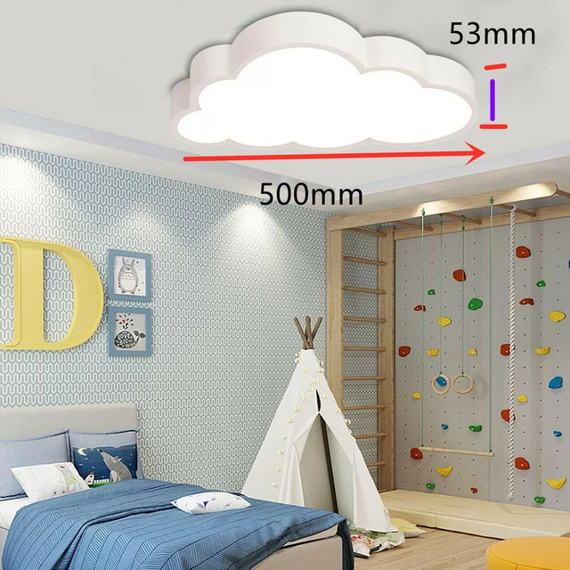 Lampada da soffitto 36 W forma nuvola lampada a sospensione lampadario illuminazione camera dei bambini