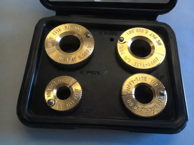 4 piece low profile jiffy tite disconnect set brand new!