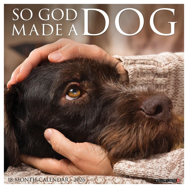 WILLOW CREEK SO God Made a Dog 2026 12" x 12" Wall Calendar w £15.11