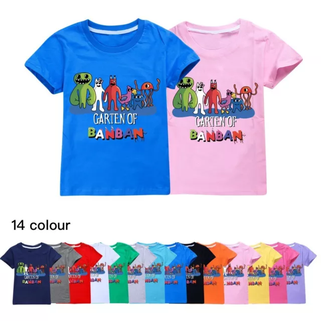 T-shirt Banbanban Gamer Gaming bambini giardino maniche corte cotone t-shirt estate top