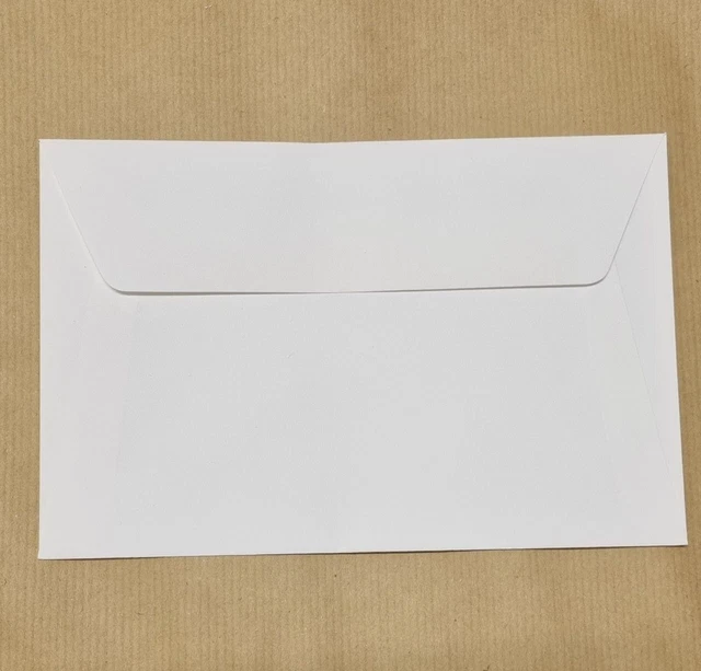 60 Buste Bianco/avorio 12X18 Ideali per inviti speciali art. 81