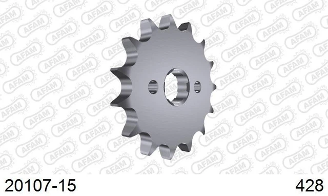 Afam 20107-15 Steel Front Sprocket, 428 Honda Crf100F 2004 - 2013