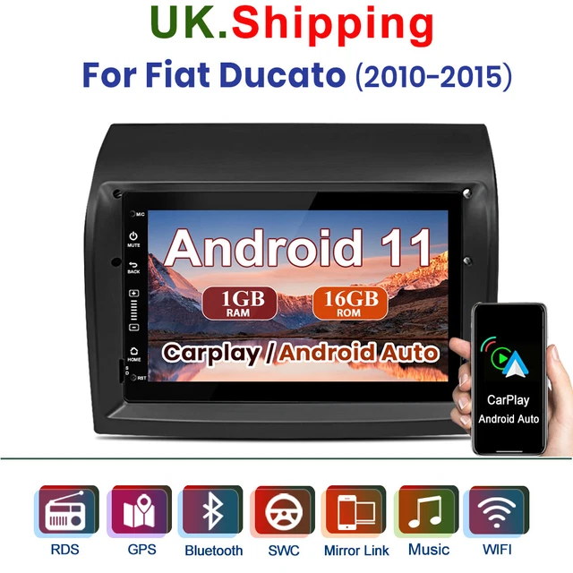 ANDROID11 RADIO FOR Citroen Relay Fiat Ducato DAB SatNav GPS CarPlay