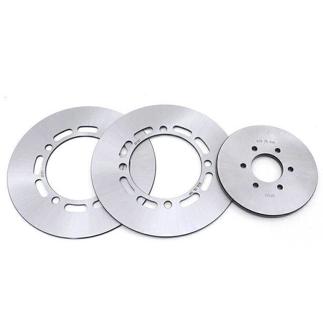 3 Front Rear Brake Disc Rotors For Yamaha Grizzly 660 YFM660 ATV 02-08 Laser-Cut