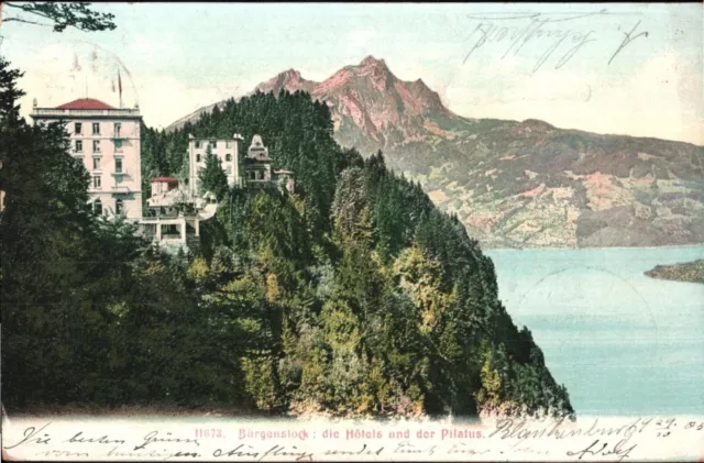 Birkenstock , die Hotels und der Pilatus  1905