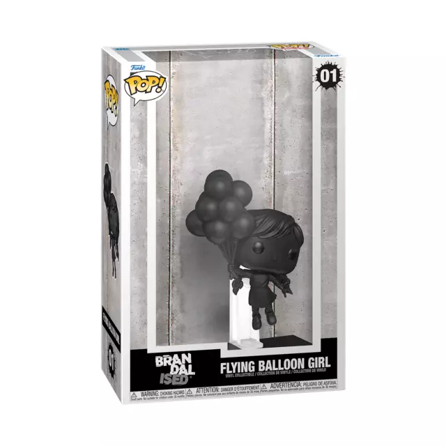 Funko POP! Art Cover Banksy Flying Balloon Girl Brandalised #01 Vinyl Figure New