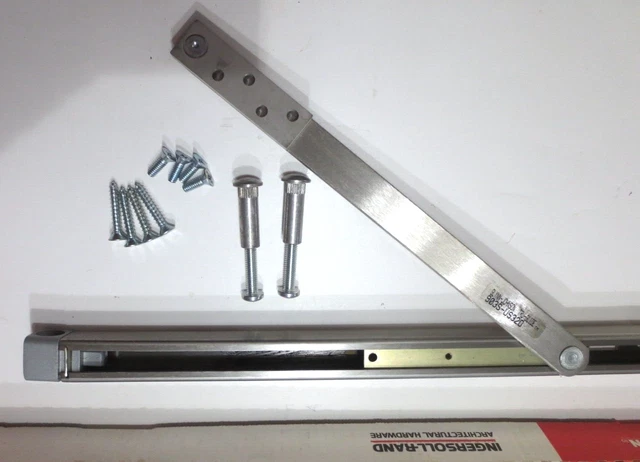 Glynn-Johnson 903S US32D Heavy Duty Overhead Stop Satin Stainless READ INFO