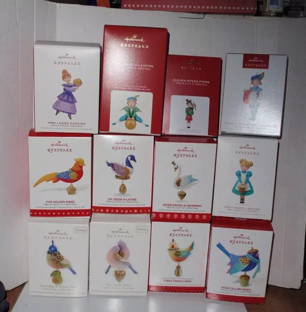 2011 2022 Hallmark Ornament Collection Twelve Days Of Christmas