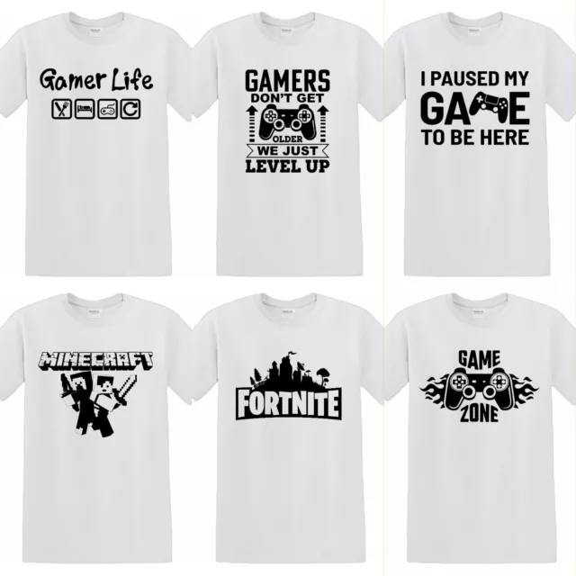 Gaming Lover Kids T-Shirt Unisex Top Boys Girl Birthday Gift Fortnite Minecraft