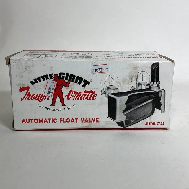 Miller Trough-O-Matic 375 GpH TM830 Metal Case Automatic Float Valve Made In USA