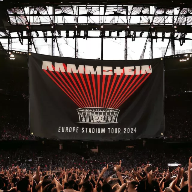 RAMMSTEIN FLAGGE EUROPE Stadium Tour 2024 EUR 17,90 - PicClick DE