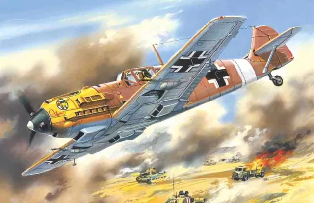 ICM 72133 - 1:72 Messerschmitt Bf 109E-7 / Trop Seconde Guerre Mondiale - Neuf