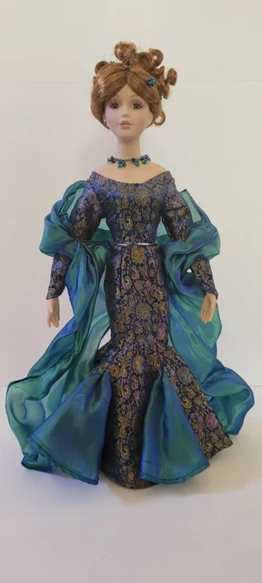 Collection Etc Porche Peacock Porcelain Doll