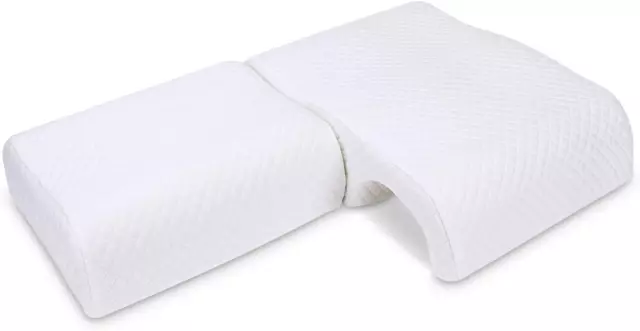 Memory Foam Pillow For Couples Adjustable Cube Cuddle Pillow Anti Pressure