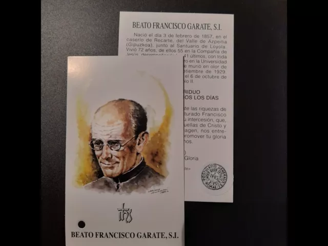 Reliquia Francisco Garate