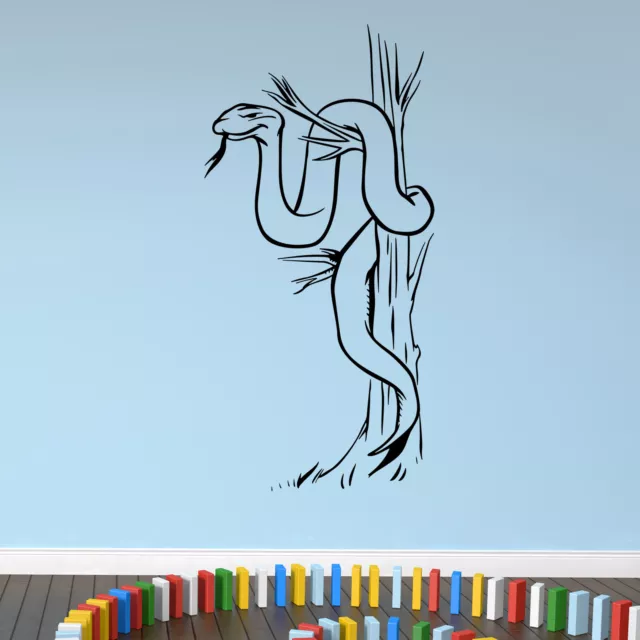 Snake Resting in Tree Wall Sticker Decal Transfer Kids Animal Home Matt Vinyl UK