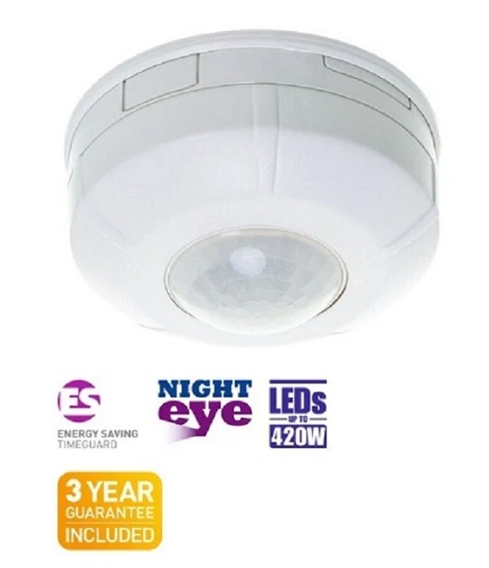 Timeguard PDRS1500 360 Grad Oberflächenhalterung Decke PIR Präsenzmelder