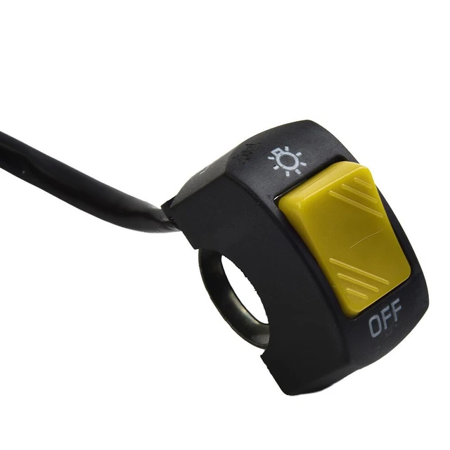 Waterproof Motorcycle Light Switch Handlebar Mount for Enhanced Visibility