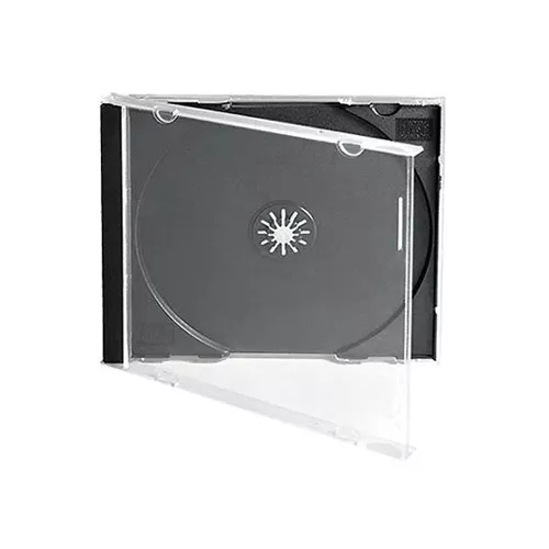 25 Single CD Jewel Case Cases 10mm 10.4mm Black Tray HIGH QUALITY STRONG PLASTIC